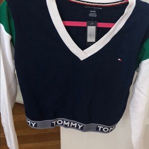 Tommy hill fifer crop top NWT